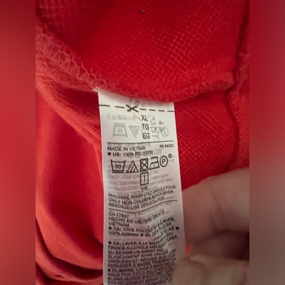 Old Navy - bright coral soft coat - Picture 8 of 9